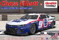 NASCAR 2022 カマロ ZL1 ヘンドリックスモータスポーツ チェイス・エリオット パトリオットカラー