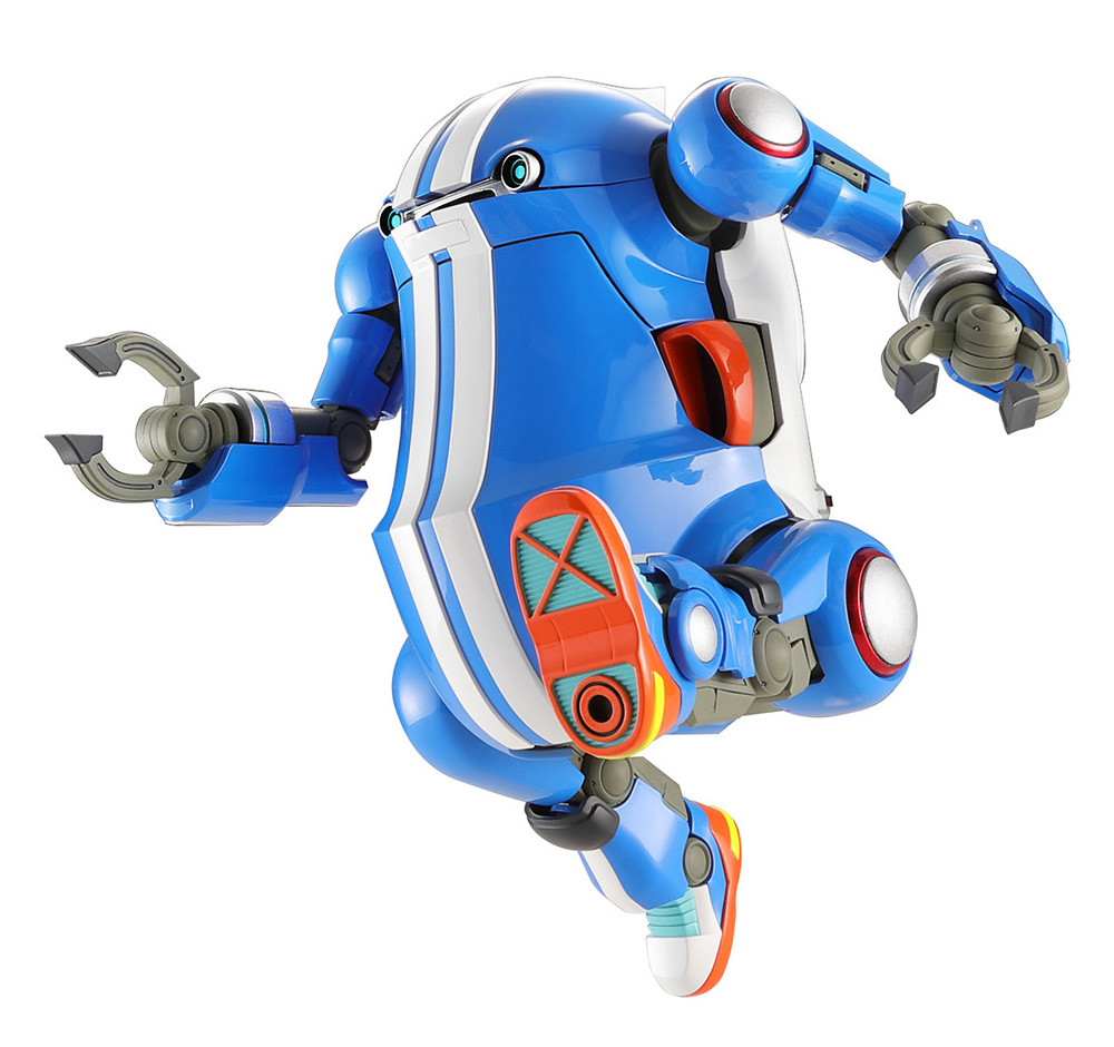 20 メカトロウィーゴ No.05 すぽーつ ぶるー プラモデル (ハセガワ メカトロウィーゴ - クリエイターワークスシリーズ No.64798) 商品画像_2