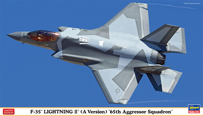 F-35 ライトニング 2 (A型) 第65 アグレッサー飛行隊 プラモデル (ハセガワ 1/72 飛行機 限定生産 No.02420) 商品画像