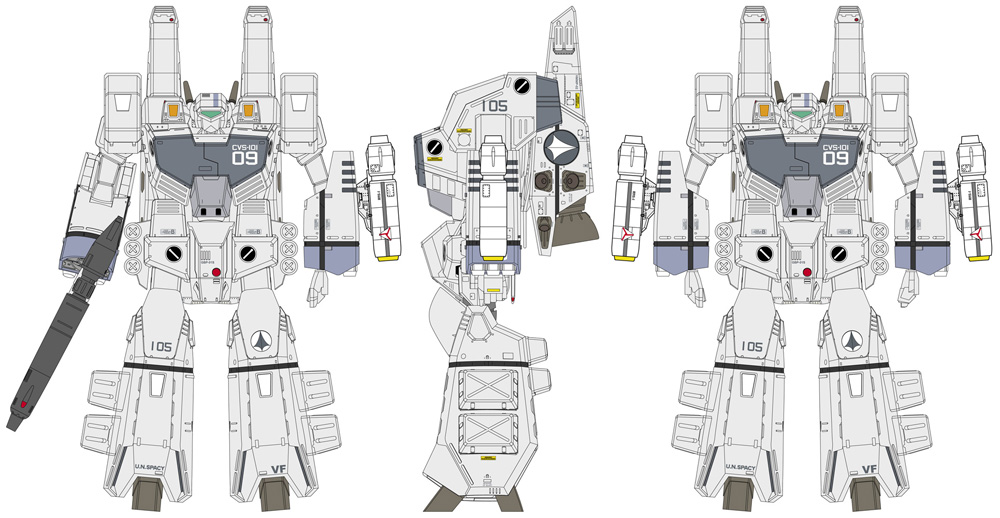 VF-1J アーマード バルキリー ブルズアイ作戦 Part 2 プラモデル (ハセガワ 1/72 マクロスシリーズ No.65880) 商品画像_1