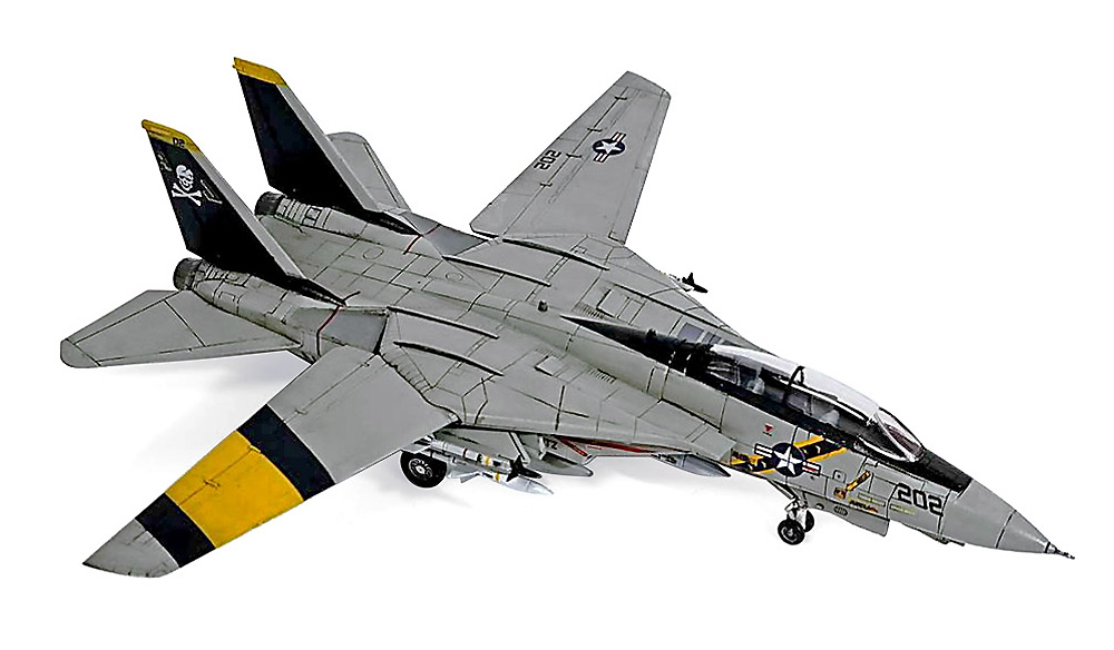 F-14A トムキャット VF-84 ジョリー・ロジャース プラモデル (アカデミー 1/144 Scale Aircrafts No.12626) 商品画像_3