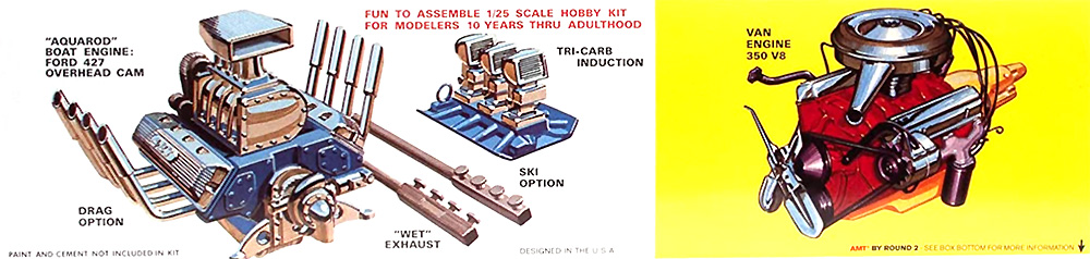 アクアロッド・レースチーム 1975 シェビー バン ＆ レースボート & ボートトレーラー プラモデル (amt 1/25 カーモデル No.AMT1338/06) 商品画像_3