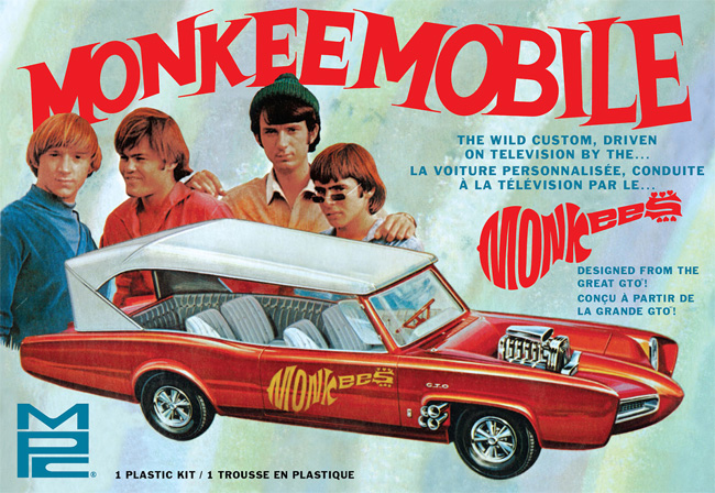 モンキーモバイル 1966 ポンティアック GTO プラモデル (MPC 1/25 カーモデル No.MPC996M/12) 商品画像
