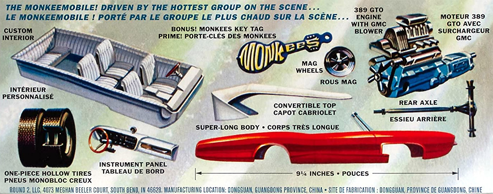 モンキーモバイル 1966 ポンティアック GTO プラモデル (MPC 1/25 カーモデル No.MPC996M/12) 商品画像_3