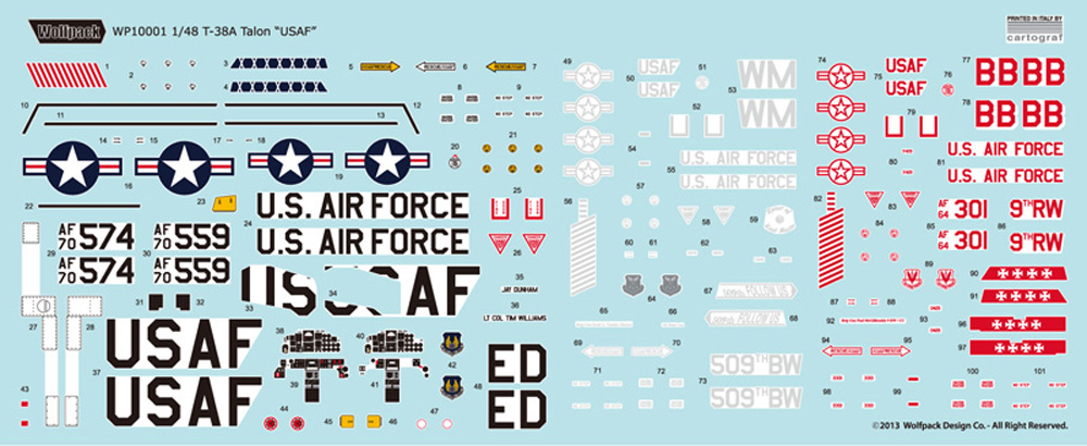 T-38A タロン ROCAF (リニューアル版) プラモデル (ウルフパック ウルフパックデザイン キット シリーズ No.WP10001) 商品画像_1