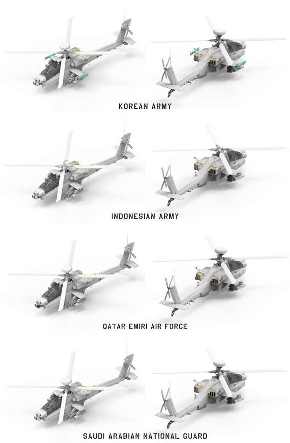 世界のE AH-64E 攻撃ヘリコプター (限定版) プラモデル (タコム 1/35 ミリタリー No.2603) 商品画像_2