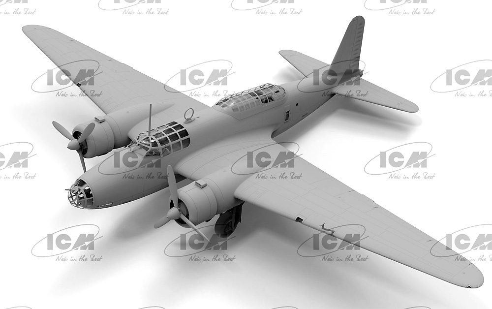 Ki-21-1b 九七式重爆撃機 日本陸軍重爆撃機 プラモデル (ICM 1/72 エアクラフト プラモデル No.72203) 商品画像_1