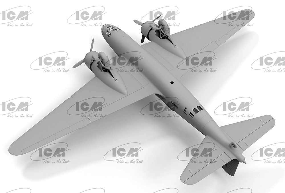 Ki-21-1b 九七式重爆撃機 日本陸軍重爆撃機 プラモデル (ICM 1/72 エアクラフト プラモデル No.72203) 商品画像_3