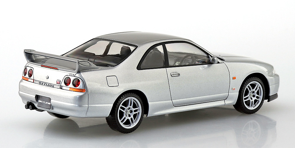 ニッサン R33 スカイライン GT-R ソニックシルバー プラモデル (アオシマ ザ・スナップキット No.015-D) 商品画像_2