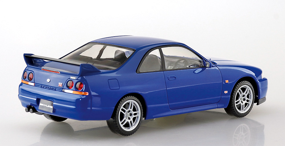 ニッサン R33 スカイライン GT-R チャンピオンシップブルー プラモデル (アオシマ ザ・スナップキット No.015-E) 商品画像_2