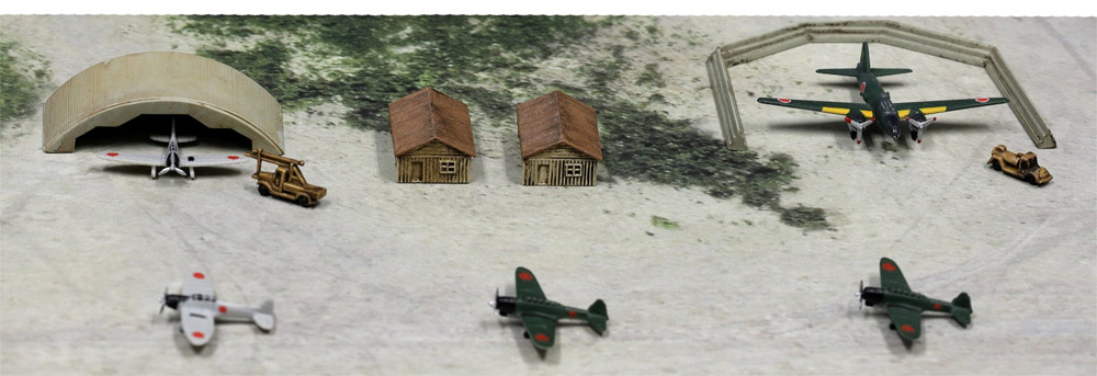 日本軍 ラバウル航空基地 プラモデル (ピットロード SPSシリーズ No.SPS028) 商品画像_2