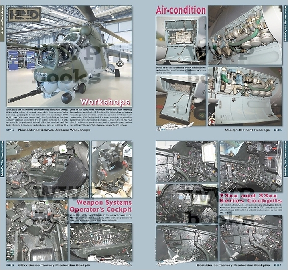 Mi-24 & Mi-35 ハインド 後期型 イン・ディテール 写真集 (WWP BOOKS Blue aircraft line (ブルー エアクラフト ライン) No.B026) 商品画像_4