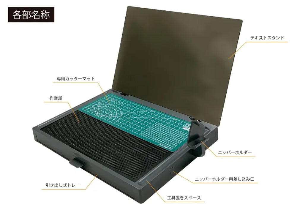 ワークステーション Ver.2.0 Basic テーブル (プラモ向上委員会 プラモ向上委員会 作業スペース No.PMKJ018) 商品画像_2