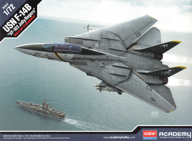 F-14B トムキャット VF-103 ジョリー・ロジャース プラモデル (アカデミー 1/72 Aircrafts No.12578) 商品画像