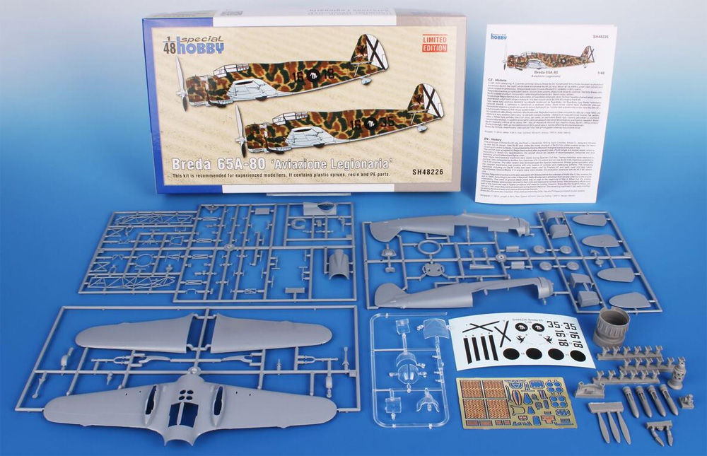 ブレダ Ba65A-80 スペイン内戦 プラモデル (スペシャルホビー 1/48 エアクラフト プラモデル No.SH48226) 商品画像_1