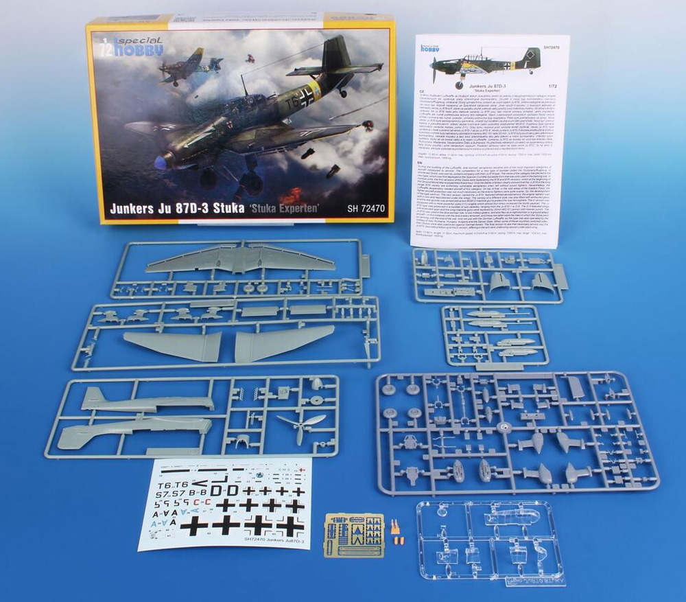 ユンカース Ju87D-3 スツーカ エクスペルテン プラモデル (スペシャルホビー 1/72 エアクラフト プラモデル No.SH72470) 商品画像_1