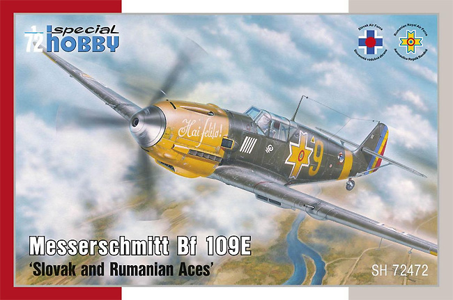 メッサーシュミット Bf109E スロバキア・ルーマニア エースパイロット プラモデル (スペシャルホビー 1/72 エアクラフト プラモデル No.SH72472) 商品画像