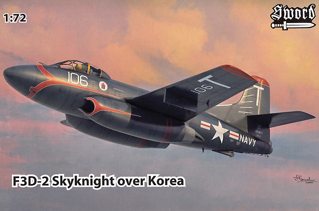 F3D-2 スカイナイト 韓国上空 プラモデル (ソード 1/72 エアクラフト プラモデル No.SW72094SE) 商品画像