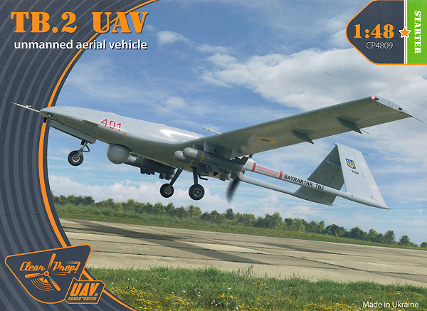 TB.2 UAV バイラクタル プラモデル (クリアープロップ 1/48 スケールモデル No.CP4809) 商品画像