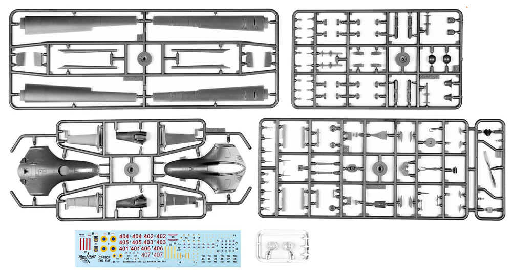 TB.2 UAV バイラクタル プラモデル (クリアープロップ 1/48 スケールモデル No.CP4809) 商品画像_1