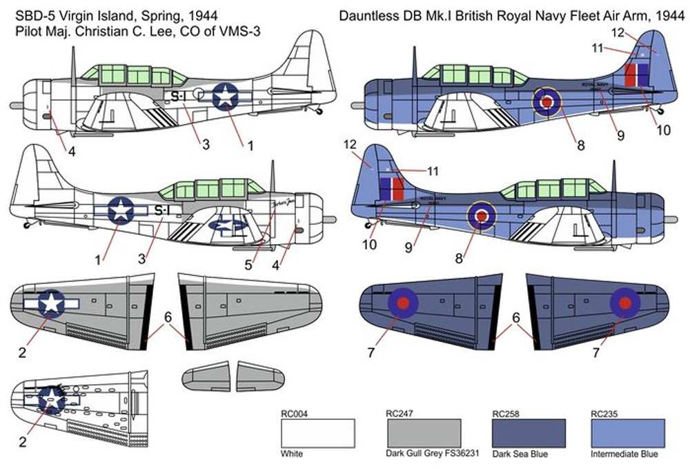 SBD-5 ドーントレス 大西洋戦線 プラモデル (ブレンガン 1/144 Plastic kits (プラスチックキット) No.BRP144018) 商品画像_2