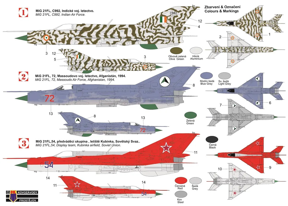 MiG-21FL プラモデル (KPモデル 1/72 エアクラフト プラモデル No.KPM0367) 商品画像_1
