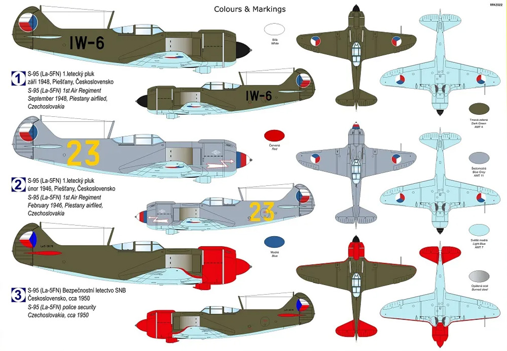 ラヴォーチキン La-5FN チェコスロバキア プラモデル (KPモデル 1/72 エアクラフト プラモデル No.KPM0358) 商品画像_1