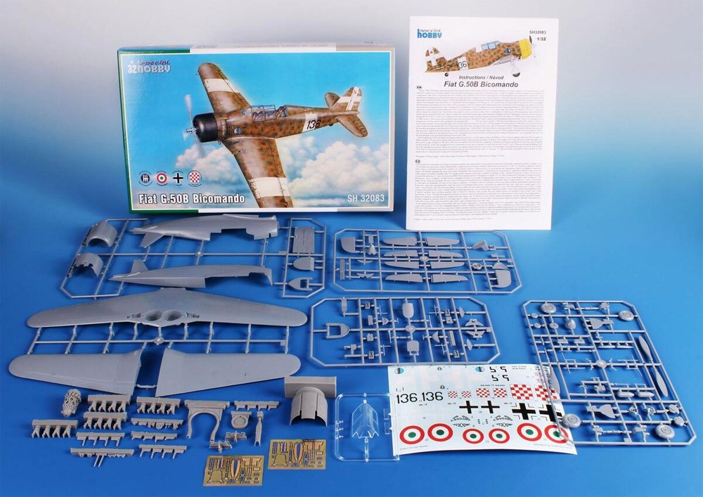 フィアット G.50B ビコマンド 複座練習機 プラモデル (スペシャルホビー 1/32 エアクラフト No.SH32083) 商品画像_1