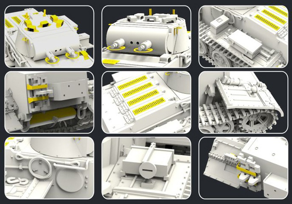 ドイツ 1号戦車F型 (VK18.01) 後期型 プラモデル (フライホーク 1/72 ミリタリー No.FH3011) 商品画像_3