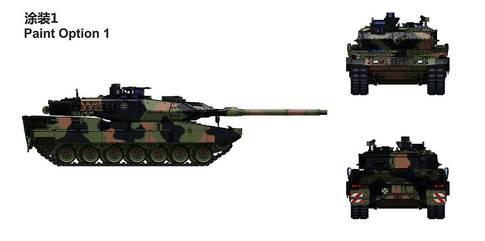 レオパルト 2A7V ドイツ主力戦車 プラモデル (ヴェスピッドモデル 1/72 ミリタリー No.VS720016) 商品画像_2