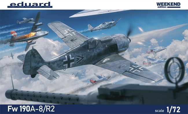 フォッケウルフ Fw190A-8/R2 プラモデル (エデュアルド 1/72 ウィークエンド エディション No.7467) 商品画像