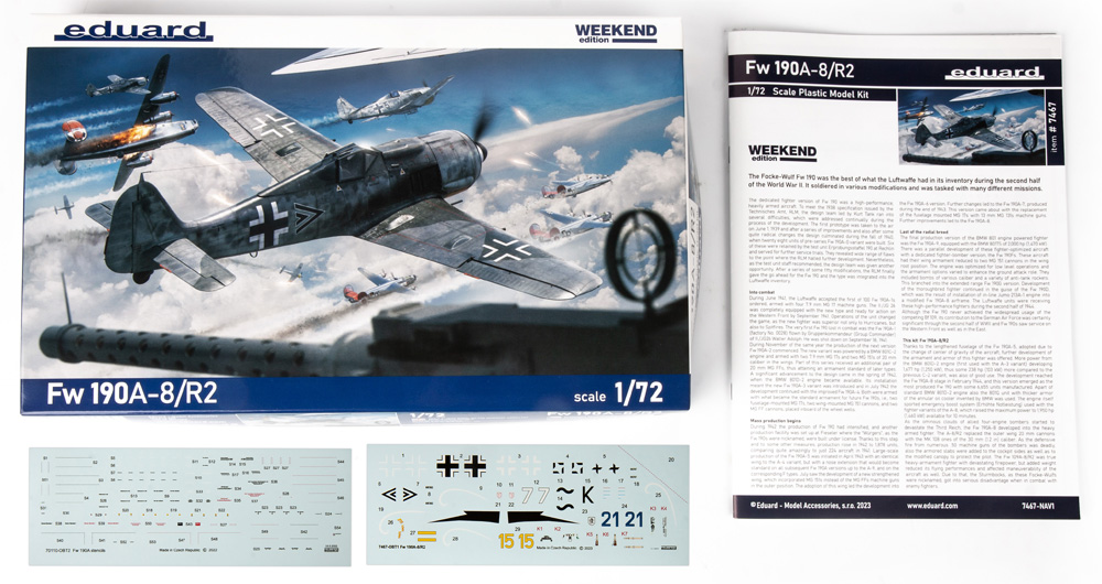 フォッケウルフ Fw190A-8/R2 プラモデル (エデュアルド 1/72 ウィークエンド エディション No.7467) 商品画像_1