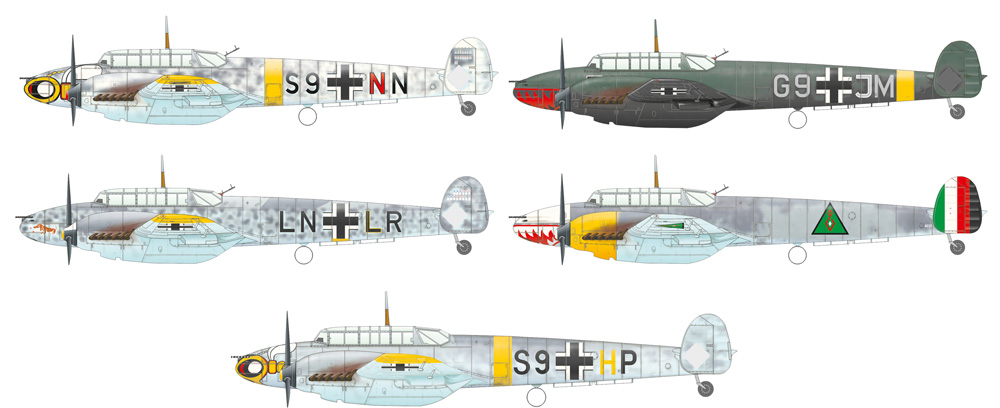 メッサーシュミット Bf110E プラモデル (エデュアルド 1/48 プロフィパック No.8203) 商品画像_3