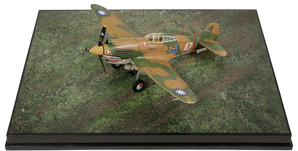 アメリカ軍 P-40B ホーク 81A-2 第3追撃飛行隊 ロバート・スミス 機体番号47 1942年6月 中国 完成品 (ウォルターソンズ メタルプラウド No.55309) 商品画像_2