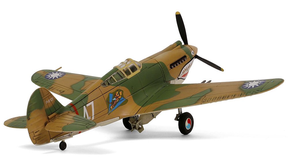 アメリカ軍 P-40B ホーク 81A-2 第3追撃飛行隊 ロバート・スミス 機体番号47 1942年6月 中国 完成品 (ウォルターソンズ メタルプラウド No.55309) 商品画像_3