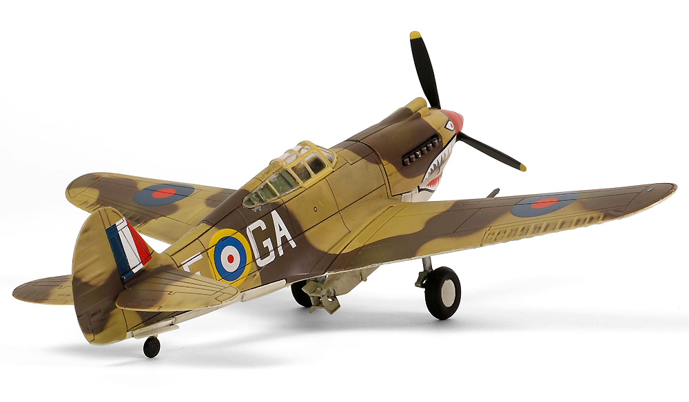 イギリス軍 P-40B トマホーク Mk.2B 112中隊 機体番号AK402 GA-F 1941年10月 北アフリカ 完成品 (ウォルターソンズ メタルプラウド No.55308) 商品画像_3