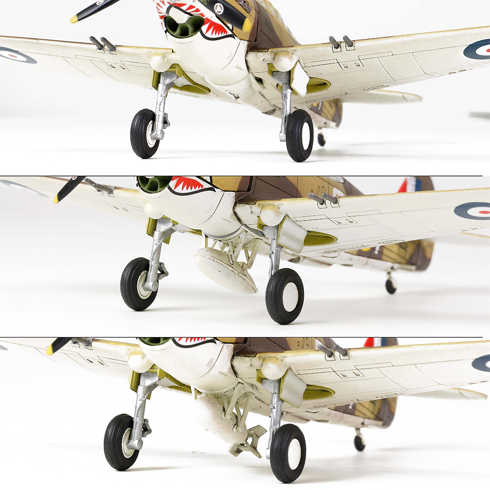 イギリス軍 P-40B トマホーク Mk.2B 112中隊 機体番号AK402 GA-F 1941年10月 北アフリカ 完成品 (ウォルターソンズ メタルプラウド No.55308) 商品画像_4