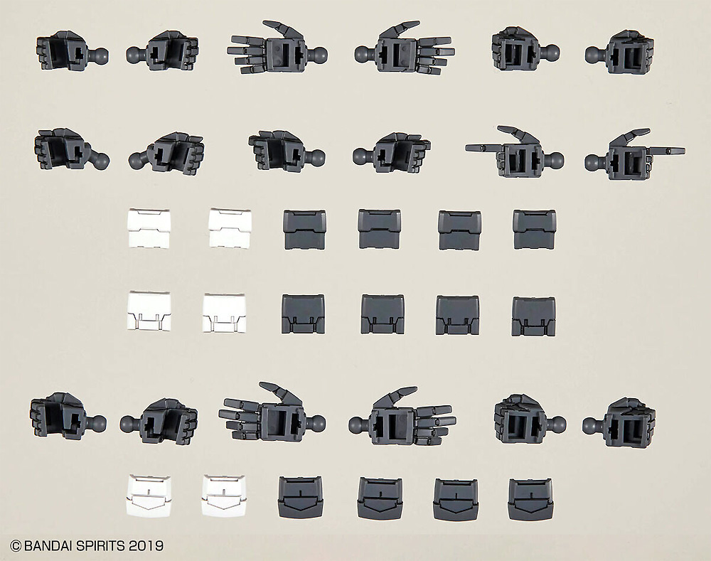 オプションパーツセット 12 ハンドパーツ/マルチジョイント プラモデル (バンダイ 30 MINUTES MISSIONS オプションウェポン No.W-023) 商品画像_1