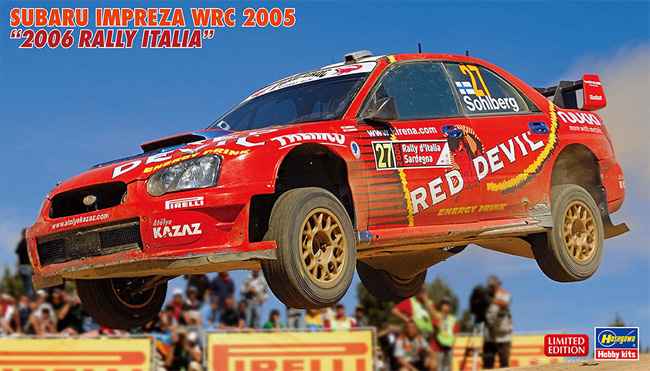 スバル インプレッサ WRC 2005 2006 ラリー イタリア プラモデル (ハセガワ 1/24 自動車 限定生産 No.20614) 商品画像