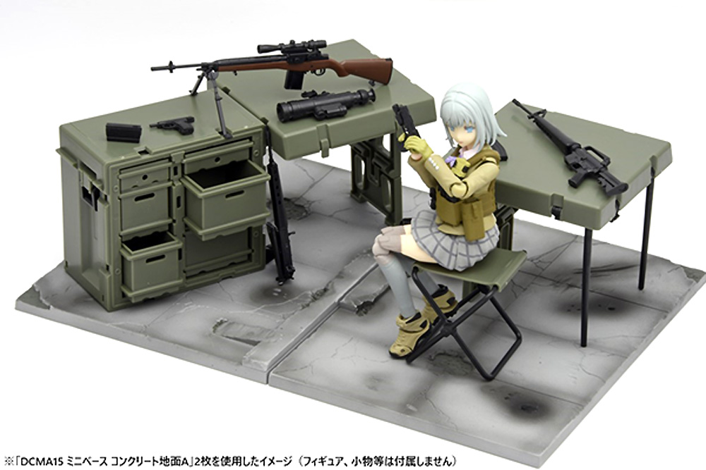 ミニベース コンクリート地面 A ディスプレイベース (トミーテック ジオコレ コンバット No.DCMA015) 商品画像_3