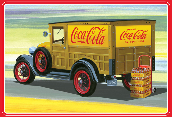 1929 フォード ウッディ ピックアップ コカ・コーラ プラモデル (amt 1/25 カーモデル No.AMT1333M/12) 商品画像