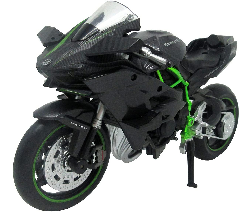 Kawasaki Ninja H2R 黒 完成品 (童友社 ダイキャストモーターサイクル No.DYS-68496A) 商品画像_1