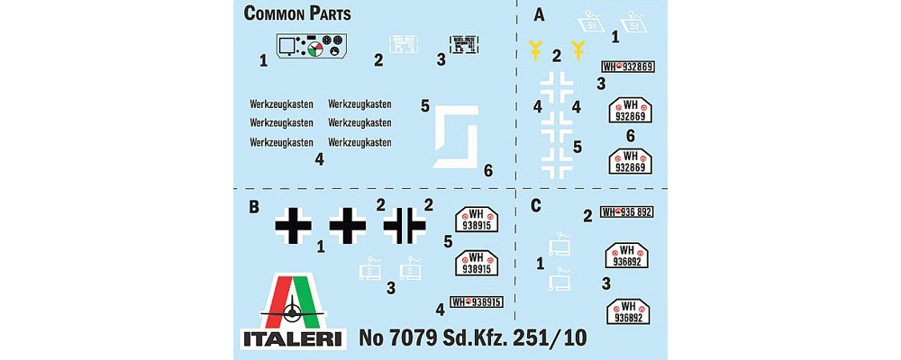 Sd.Kfz.251/10 3.7cm対戦車自走砲 プラモデル (イタレリ 1/72 ミリタリーシリーズ No.7079) 商品画像_2