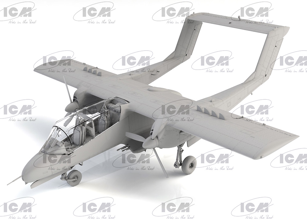 ブロンコ OV-10А アメリカ海軍 プラモデル (ICM 1/48 エアクラフト プラモデル No.48304) 商品画像_2