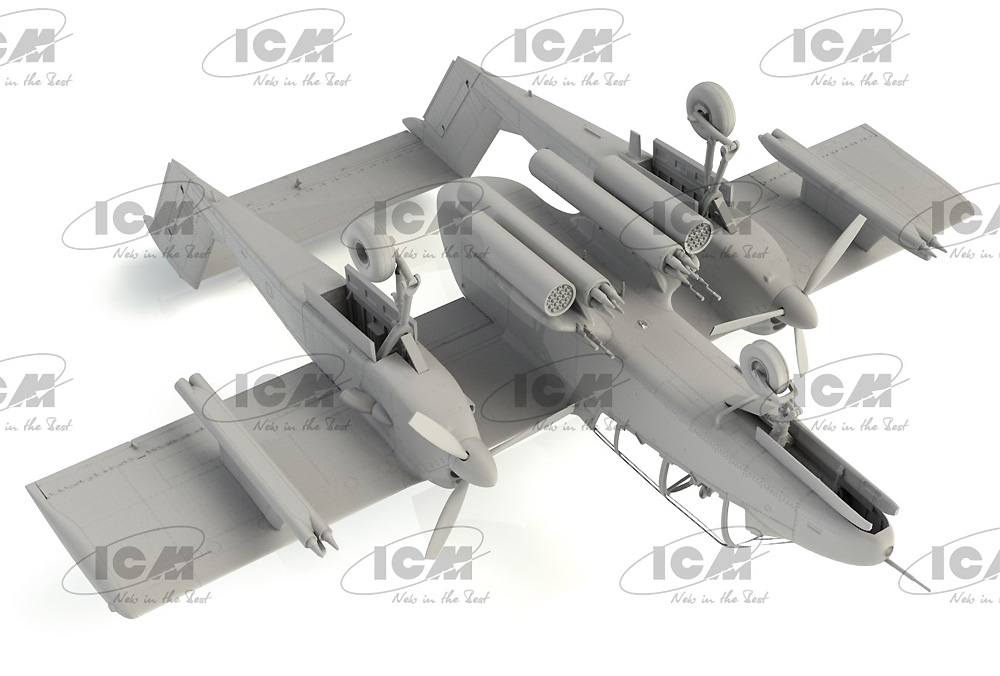 ブロンコ OV-10А アメリカ海軍 プラモデル (ICM 1/48 エアクラフト プラモデル No.48304) 商品画像_4