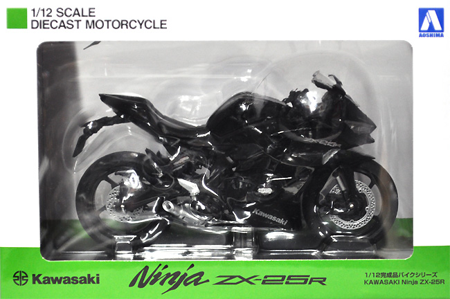 カワサキ Ninja ZX-25R メタリックスパークブラック 完成品 (アオシマ 1/12 完成品バイクシリーズ No.109717) 商品画像