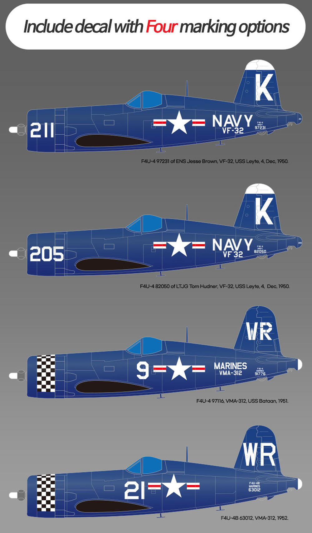 USN F4U-4 コルセア 長津湖の戦い プラモデル (アカデミー 1/48 Aircrafts No.12353) 商品画像_1
