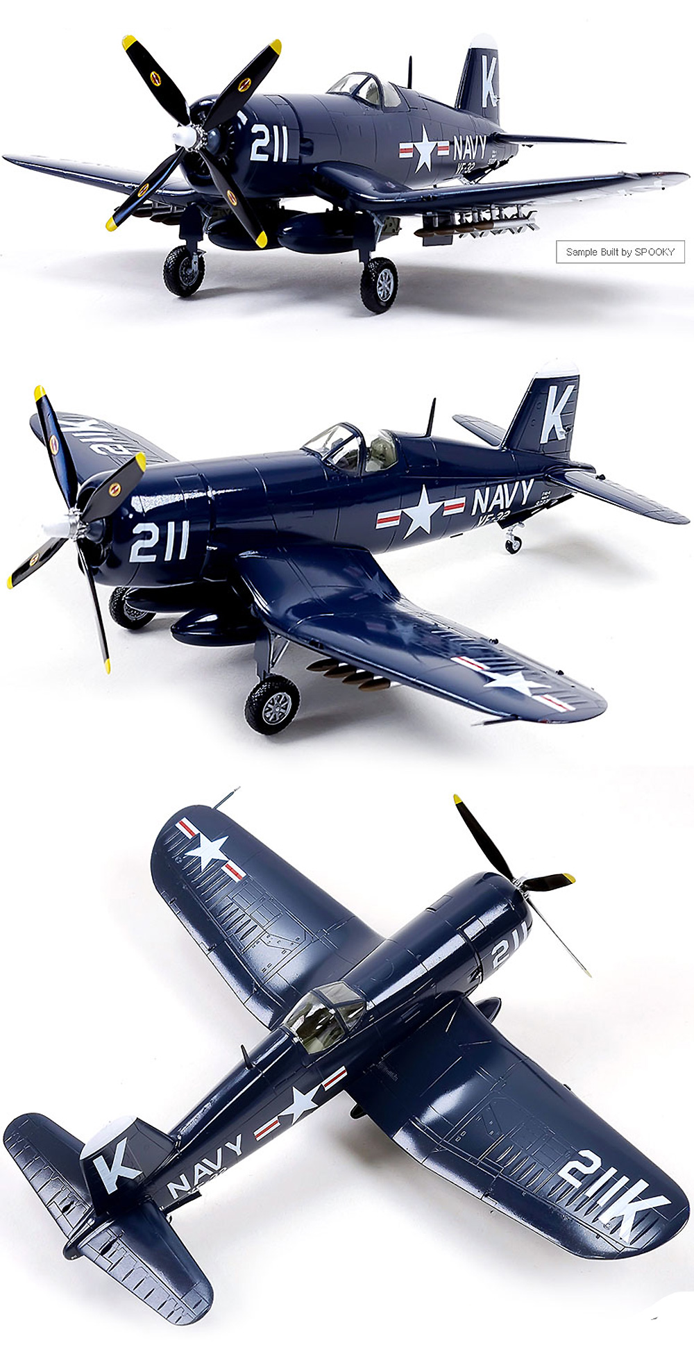 USN F4U-4 コルセア 長津湖の戦い プラモデル (アカデミー 1/48 Aircrafts No.12353) 商品画像_3