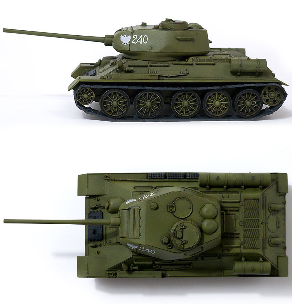 ソビエト中戦車 T-34/85 プラモデル (アカデミー 1/72 Scale Armor No.13421) 商品画像_4