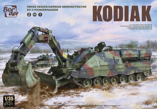 コディアック 装甲工兵車 2in1 プラモデル (ボーダーモデル 1/35 ミリタリー No.BT-011) 商品画像